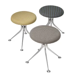 Alexander Girard Upholstered Stool from Herman Miller