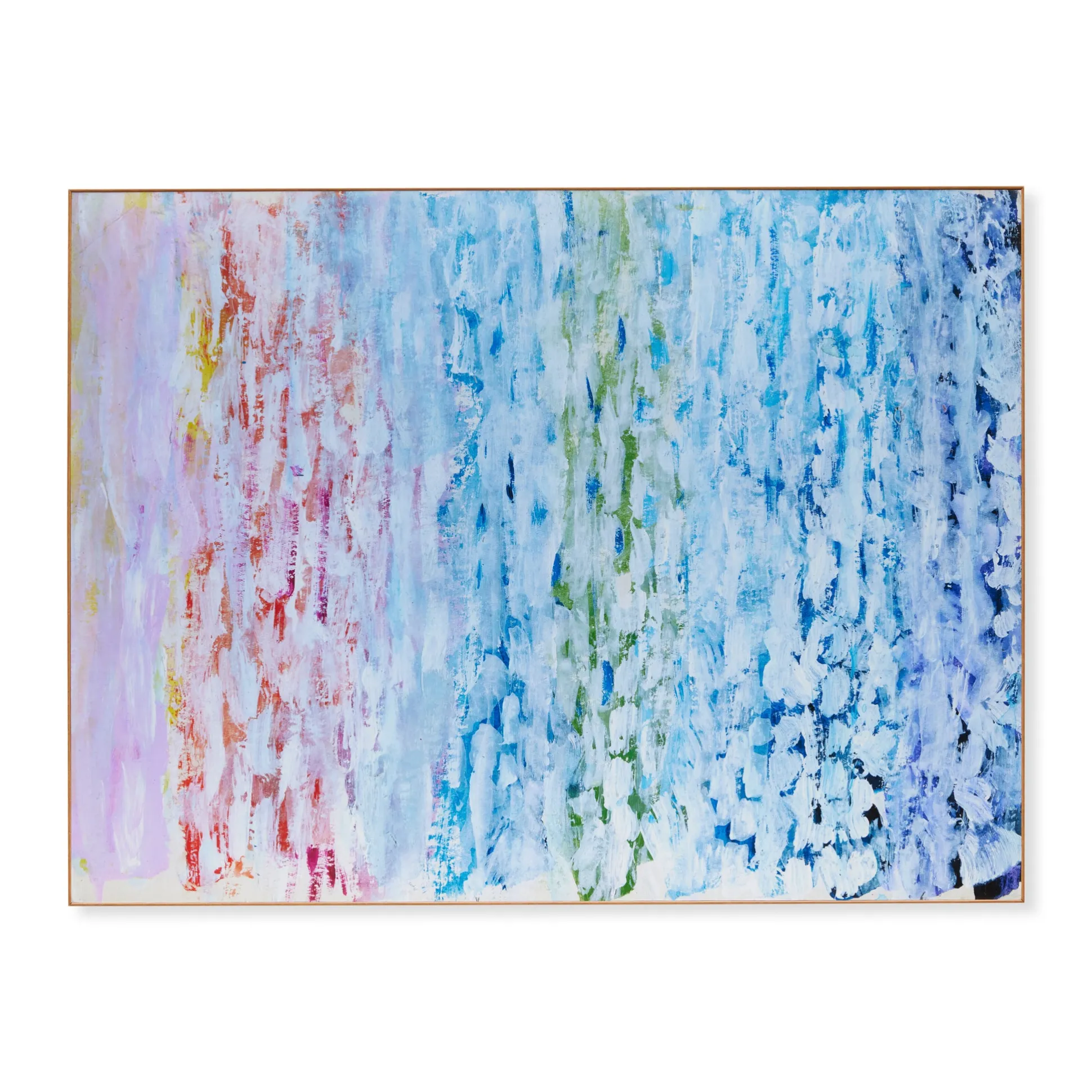 Alma Woodsey Thomas Abstract Color Study Framed Poster