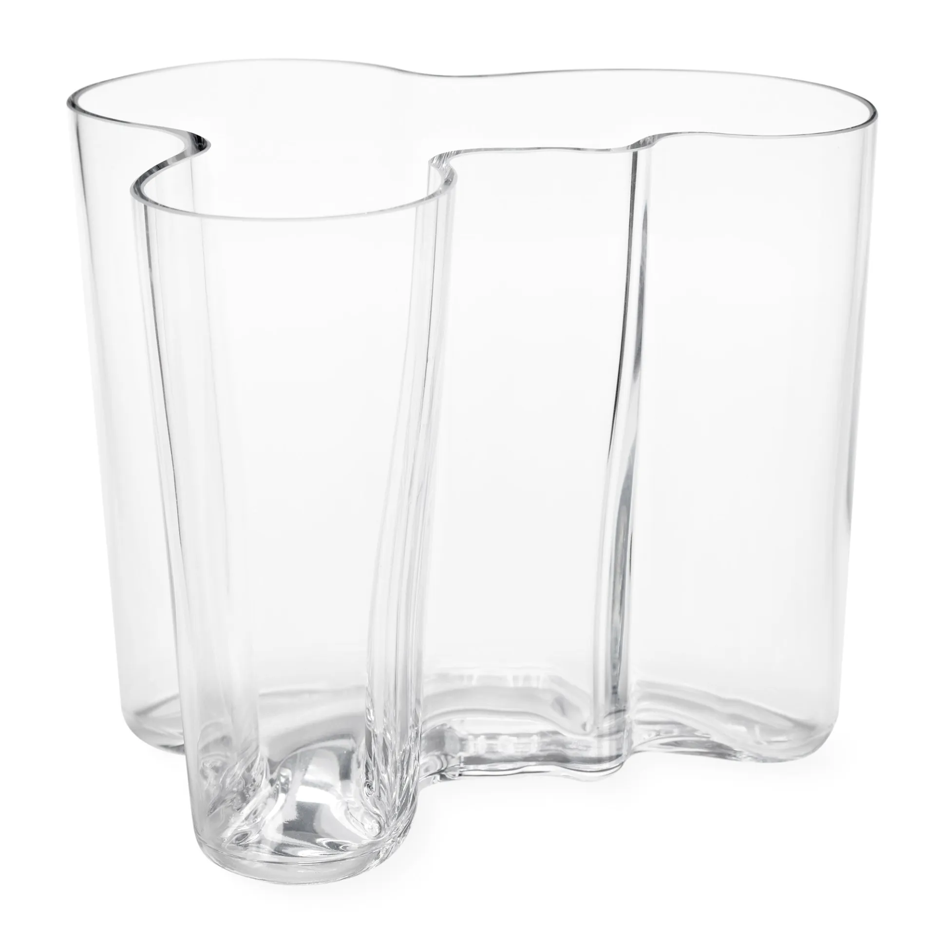 Alvar Aalto Glass Vase from Iittala - 4.7"h