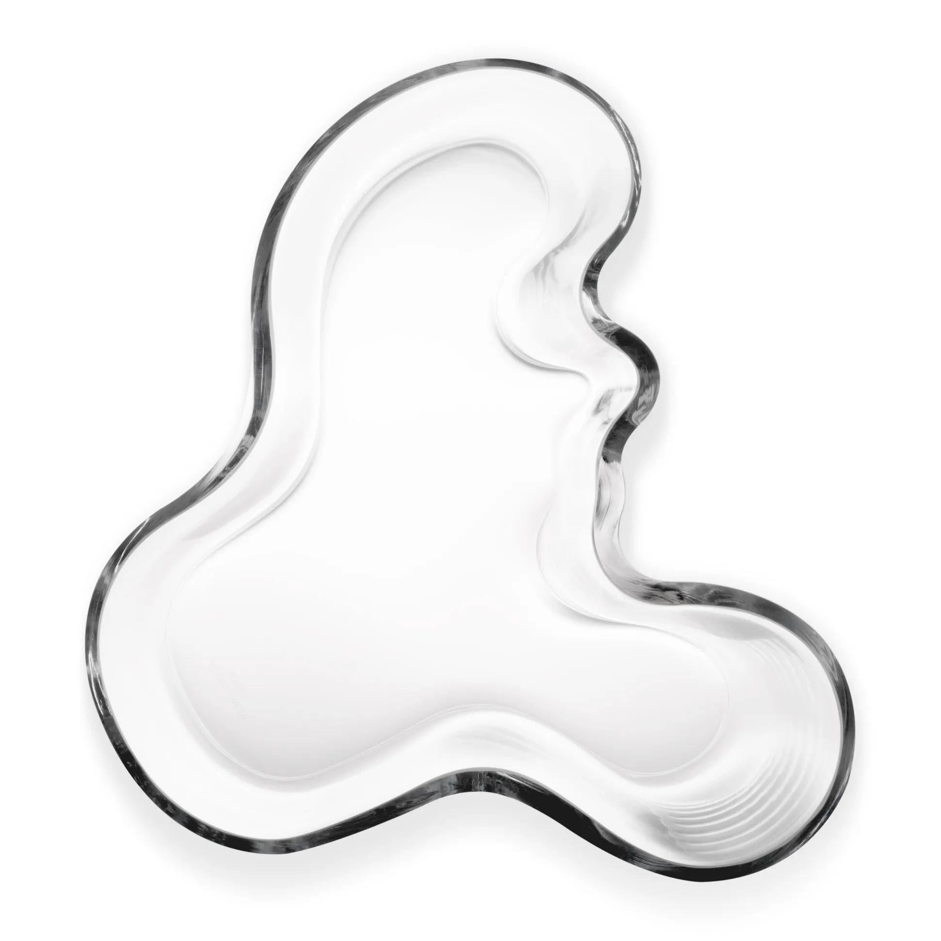 Alvar Aalto Glass Vase from Iittala - 6.3"H