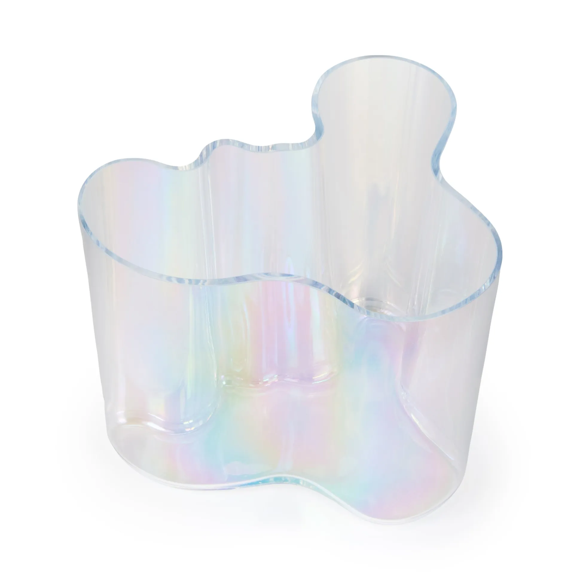 Alvar Aalto Iridescent Glass Vase - 90th Anniversary NYC Edition from Iittala