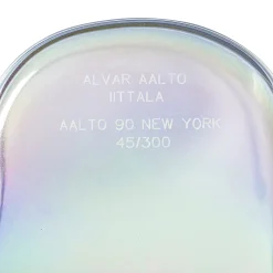 Alvar Aalto Iridescent Glass Vase - 90th Anniversary NYC Edition from Iittala