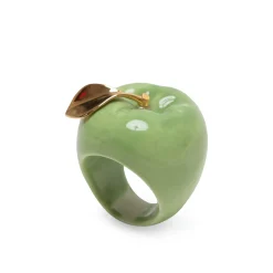 Andrés Gallardo Green Apple Gold-Plated Ring