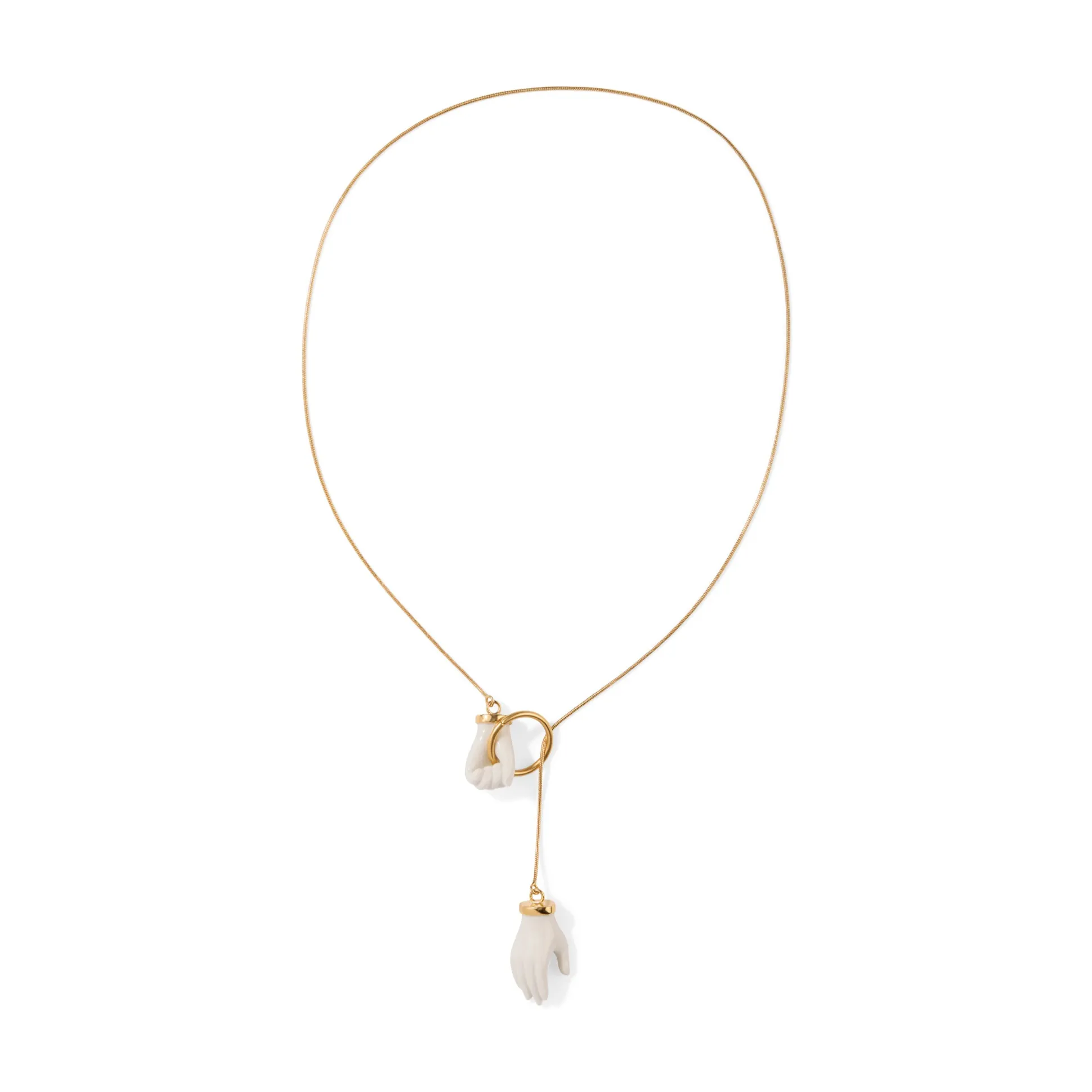 Andrés Gallardo Little Hands Link Gold-Plated Necklace