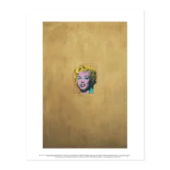 Andy Warhol: Gold Marilyn Monroe Print
