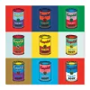 Andy Warhol's Campbell's Soup Cans Apply Stickers - Set of 9