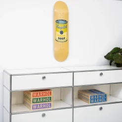 Andy Warhol: Skateboard Colored Campbell's Soup Cans