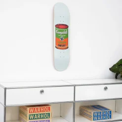 Andy Warhol: Skateboard Colored Campbell's Soup Cans