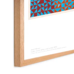 Anni Albers Color Study (Blue and Reds) Framed Poster
