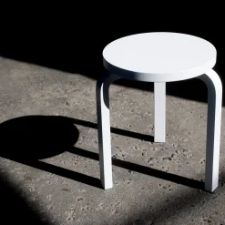 Artek Aalto Stacking Stool 60/ Black