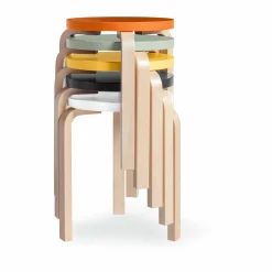 Artek Aalto Stacking Stool 60 - White