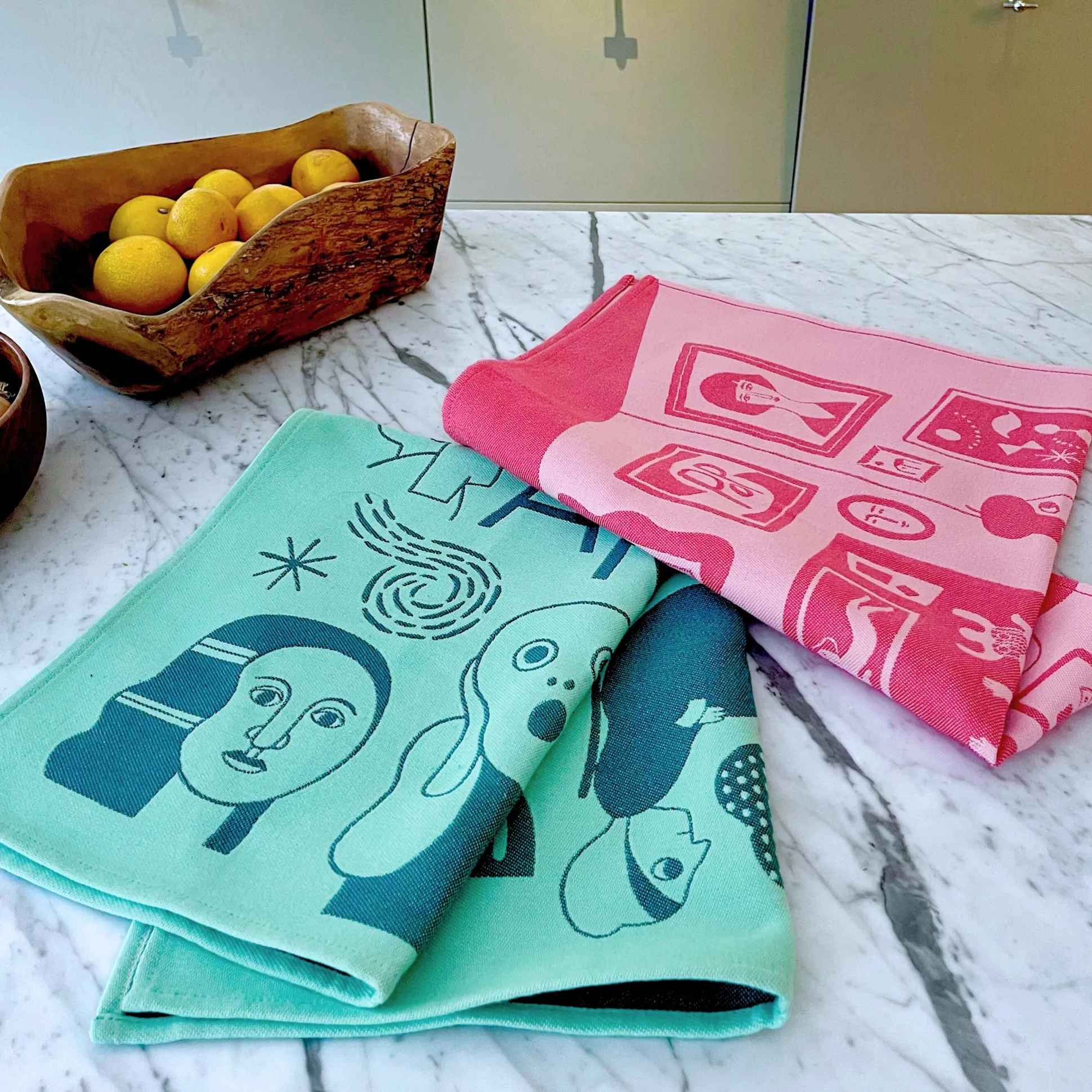 Art Lovers Cotton Tea Towels - Set of 2