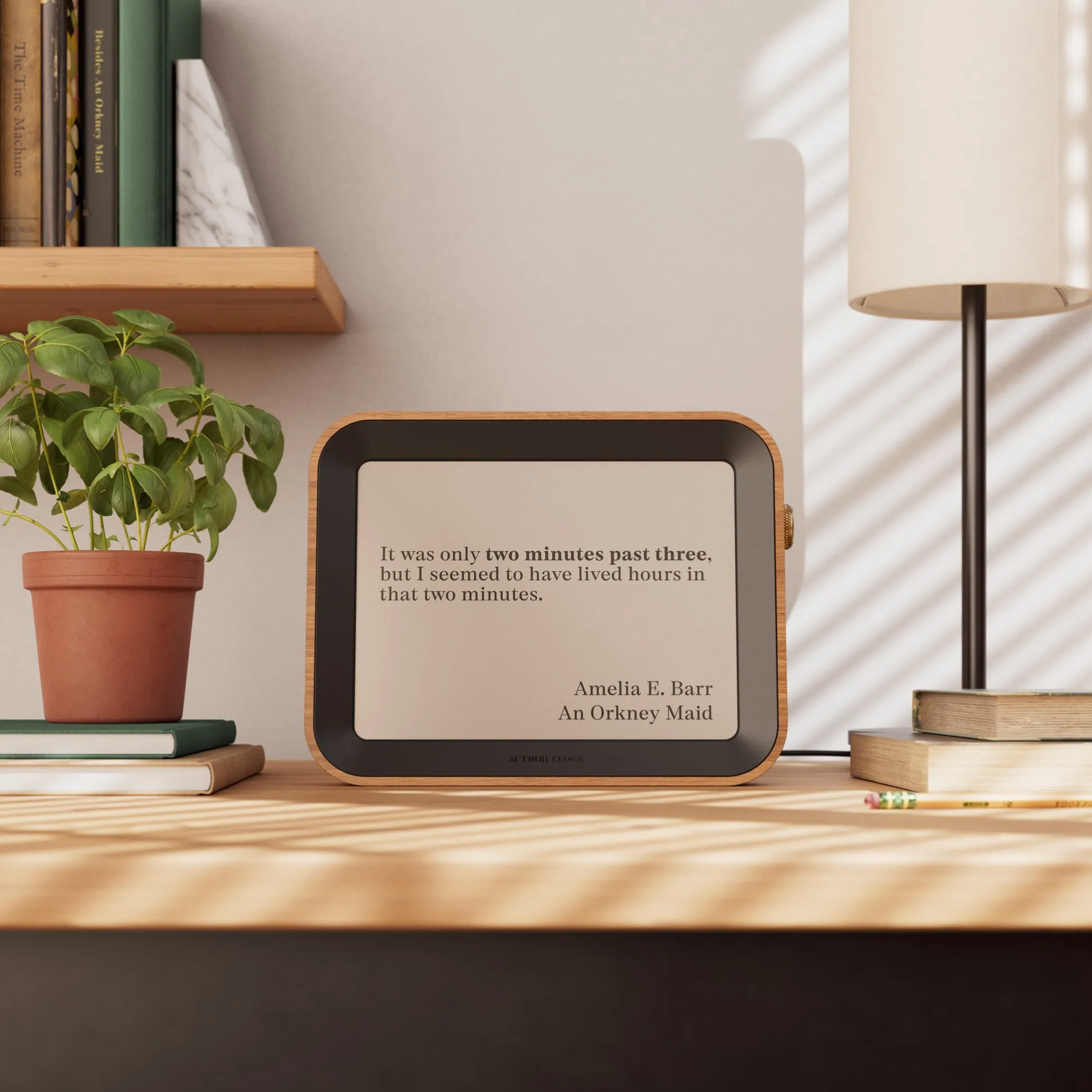 Author Clock - Large
