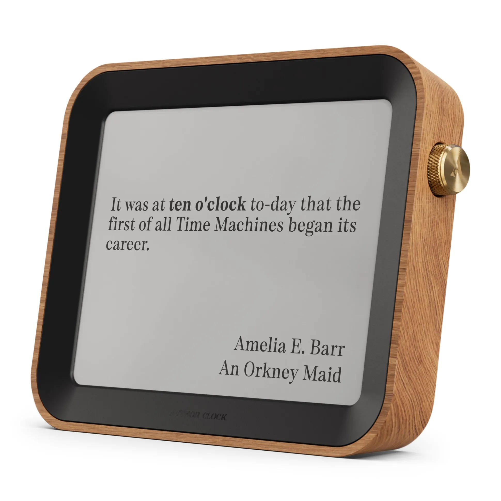 Author Clock - Large