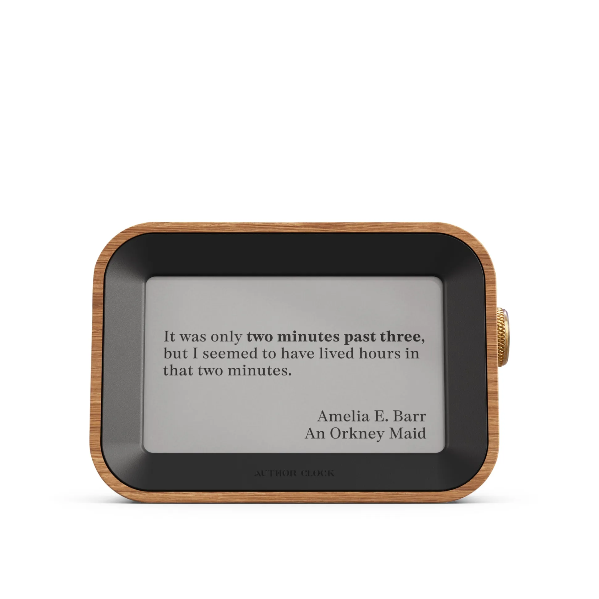 Author Clock - Small