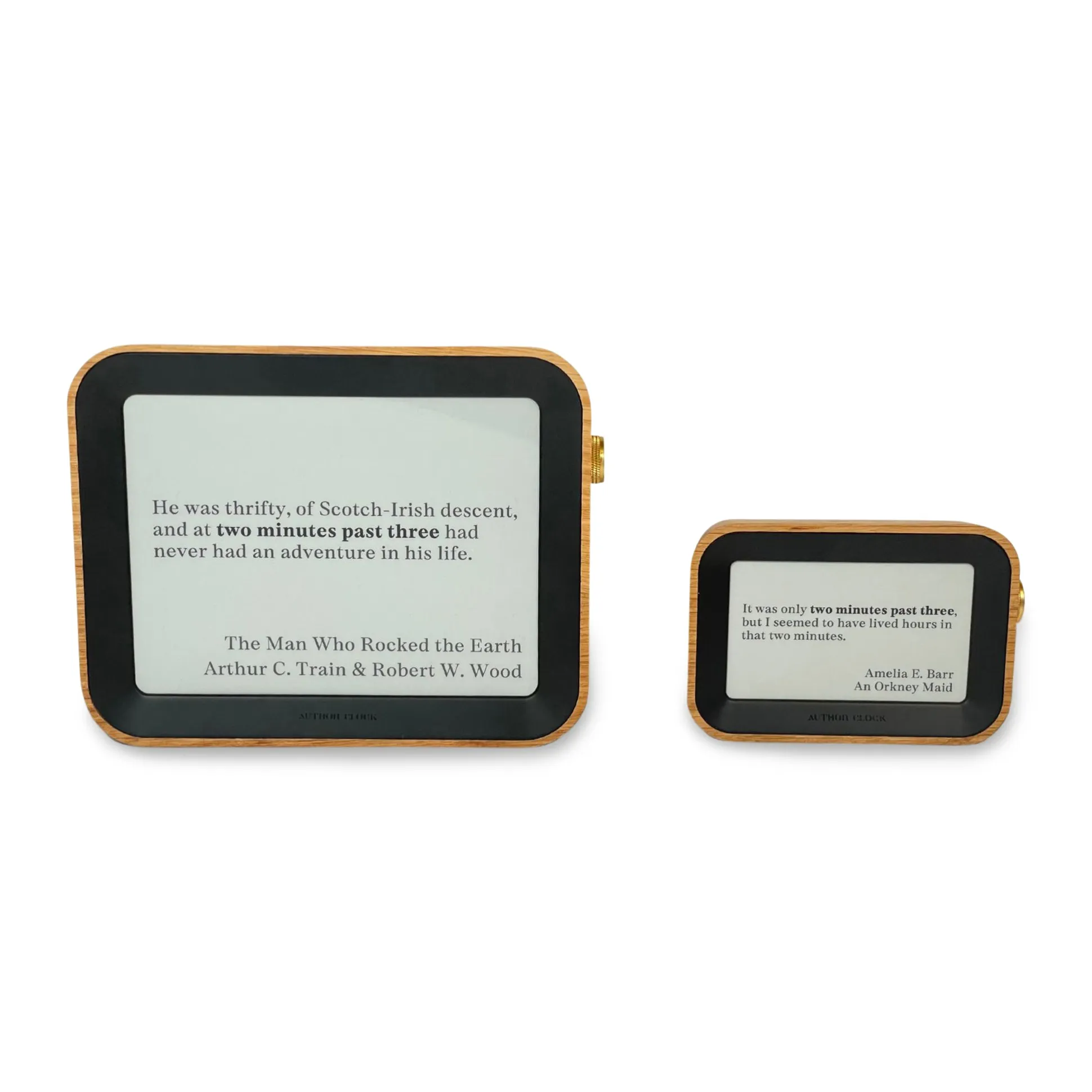 Author Clock - Small
