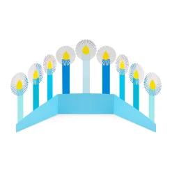 Azure Hanukkah Holiday Cards - Set of 8