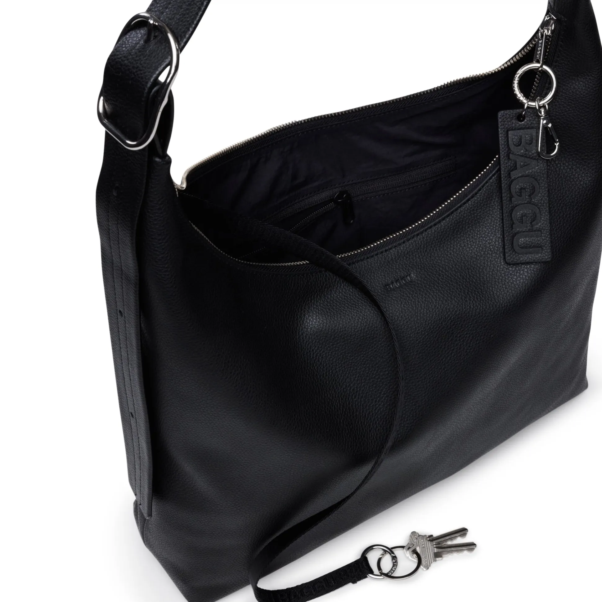 Baggu Recycled Leather Shoulder Bag