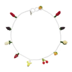 Beaded Fruit Salad Necklace