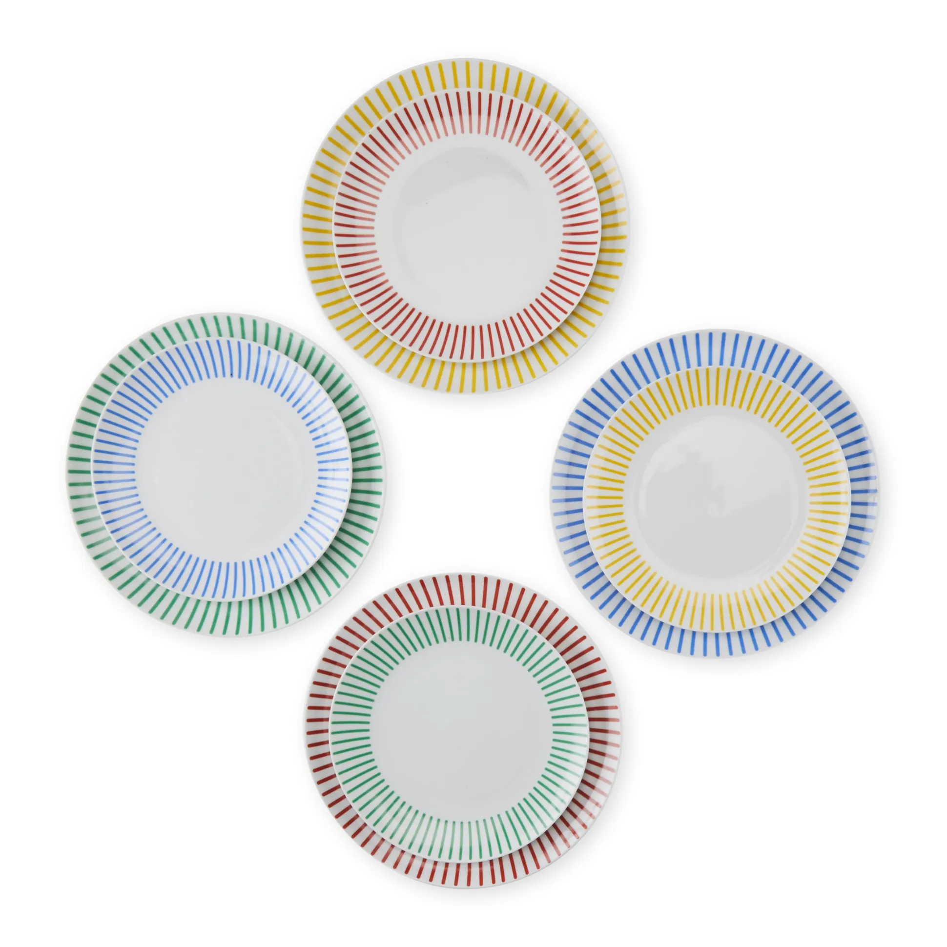 Bodum Jazz Porcelain Dinnerware - Set of 16