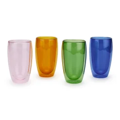 Bodum Pavina Double-Wall Glasses - Set of 4 - Large
