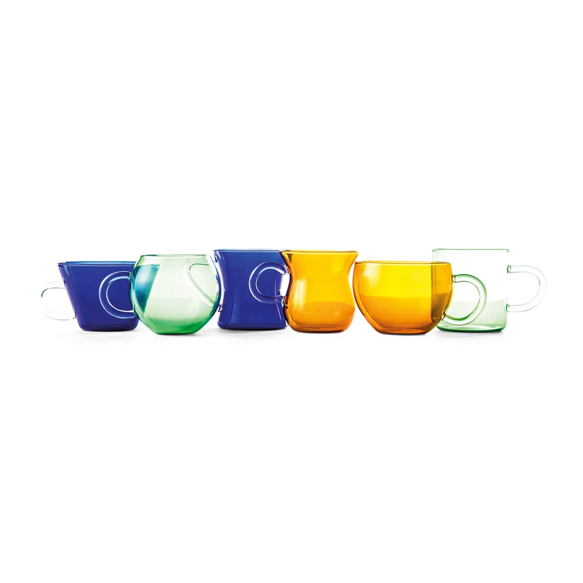Borosilicate Glass Cups - Set of 6 - Small