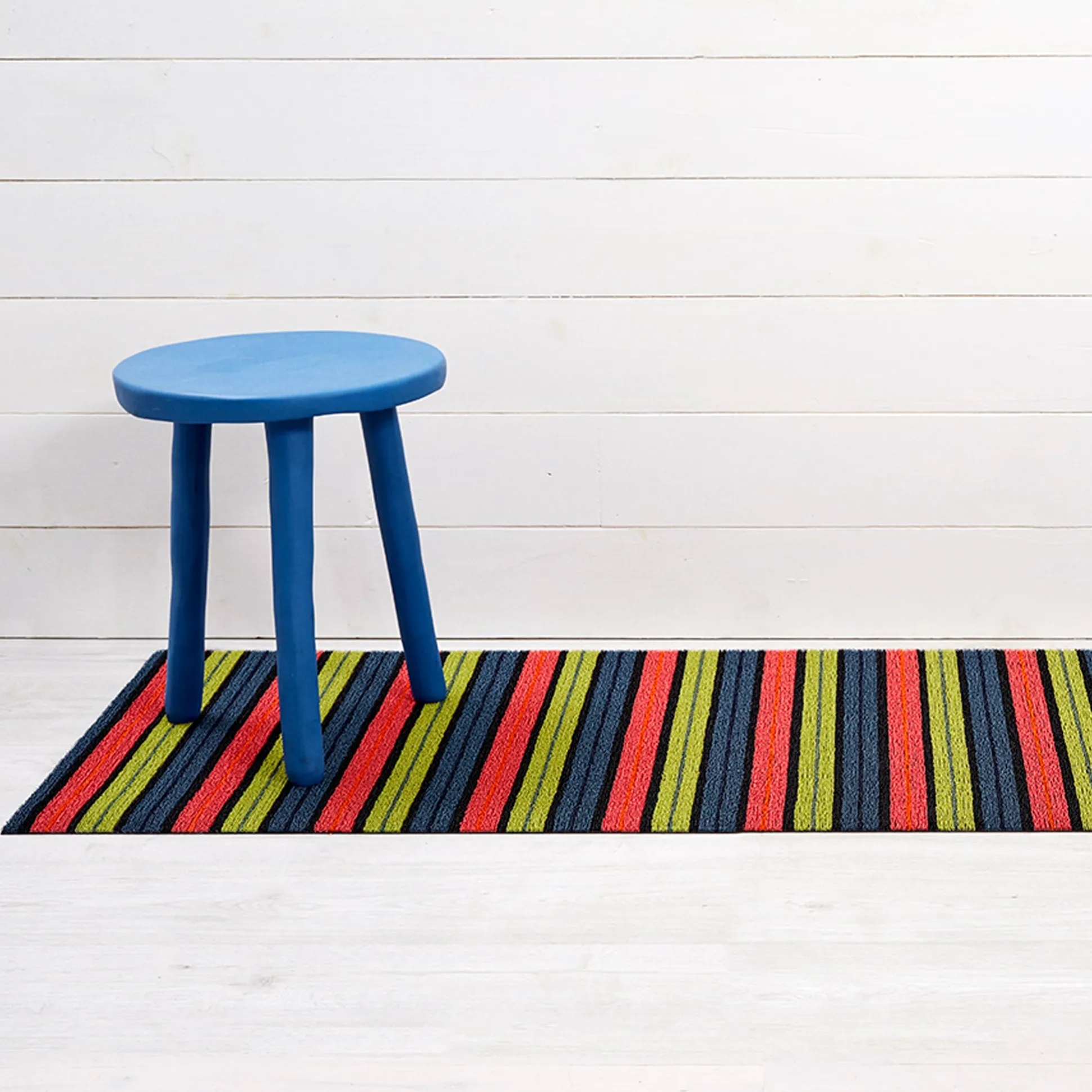 Chilewich Ribbon Stripe Shag Floor Mat