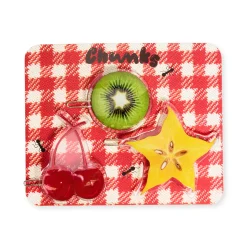 Chunks Fruit Salad Hair Clips - Set of 3