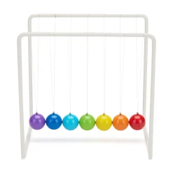 Colorful Newton’s Cradle Desktop Toy
