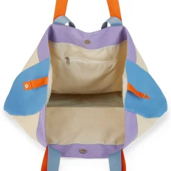 Colorful Oversized Cotton Canvas Tote Bag