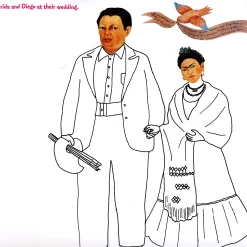 Coloring Book Frida Kahlo