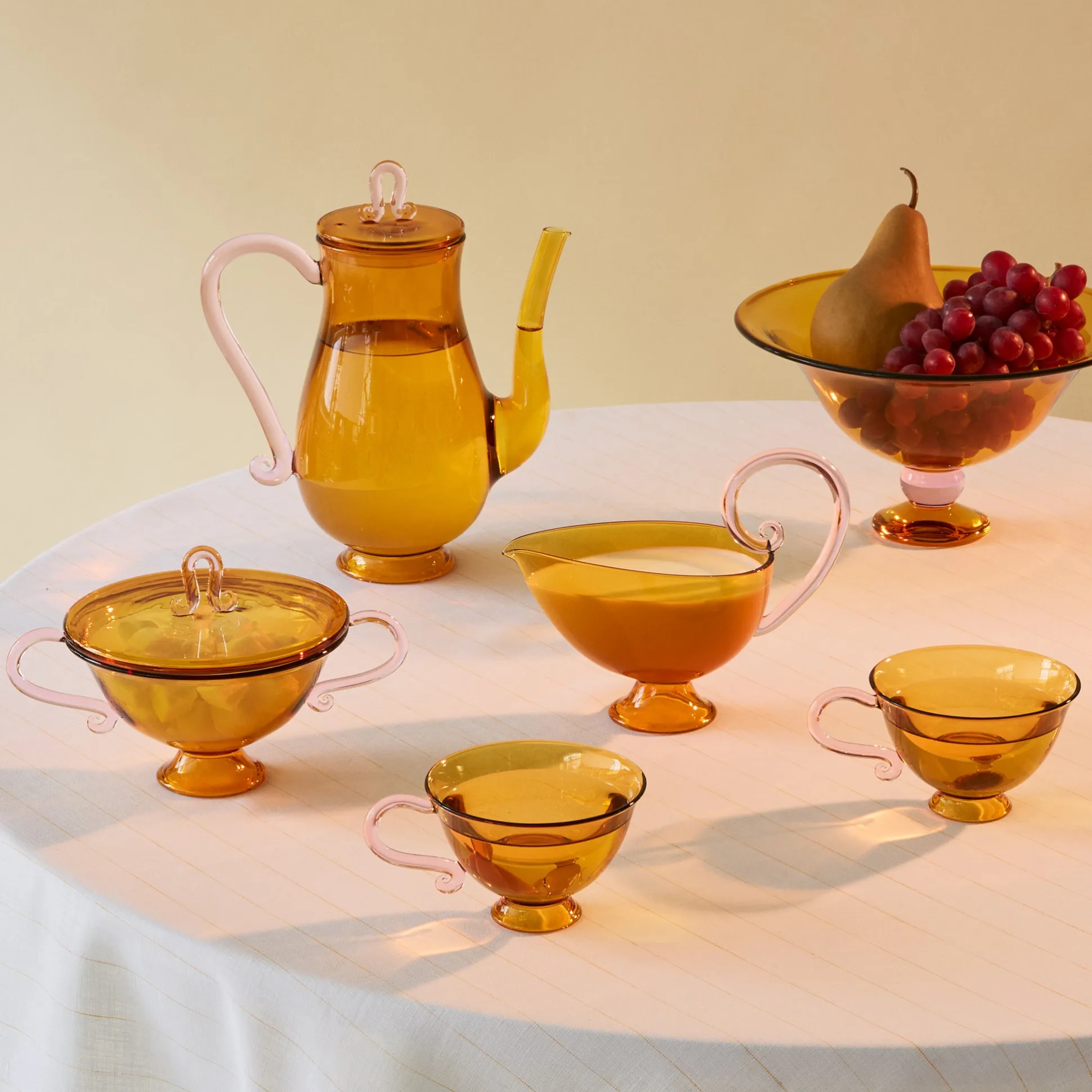 Continental Glass Tea Designs - Teapot