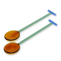 Crave Glass Salad Servers - Set of 2