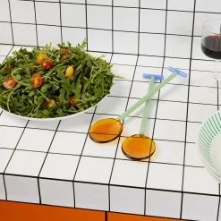 Crave Glass Salad Servers  - Set of 2