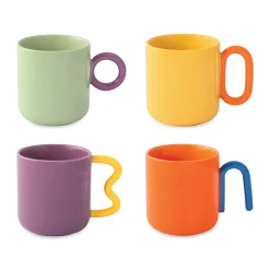 Creative Porcelain Mugs & Espresso Cups - Coffee Mug Set of 4