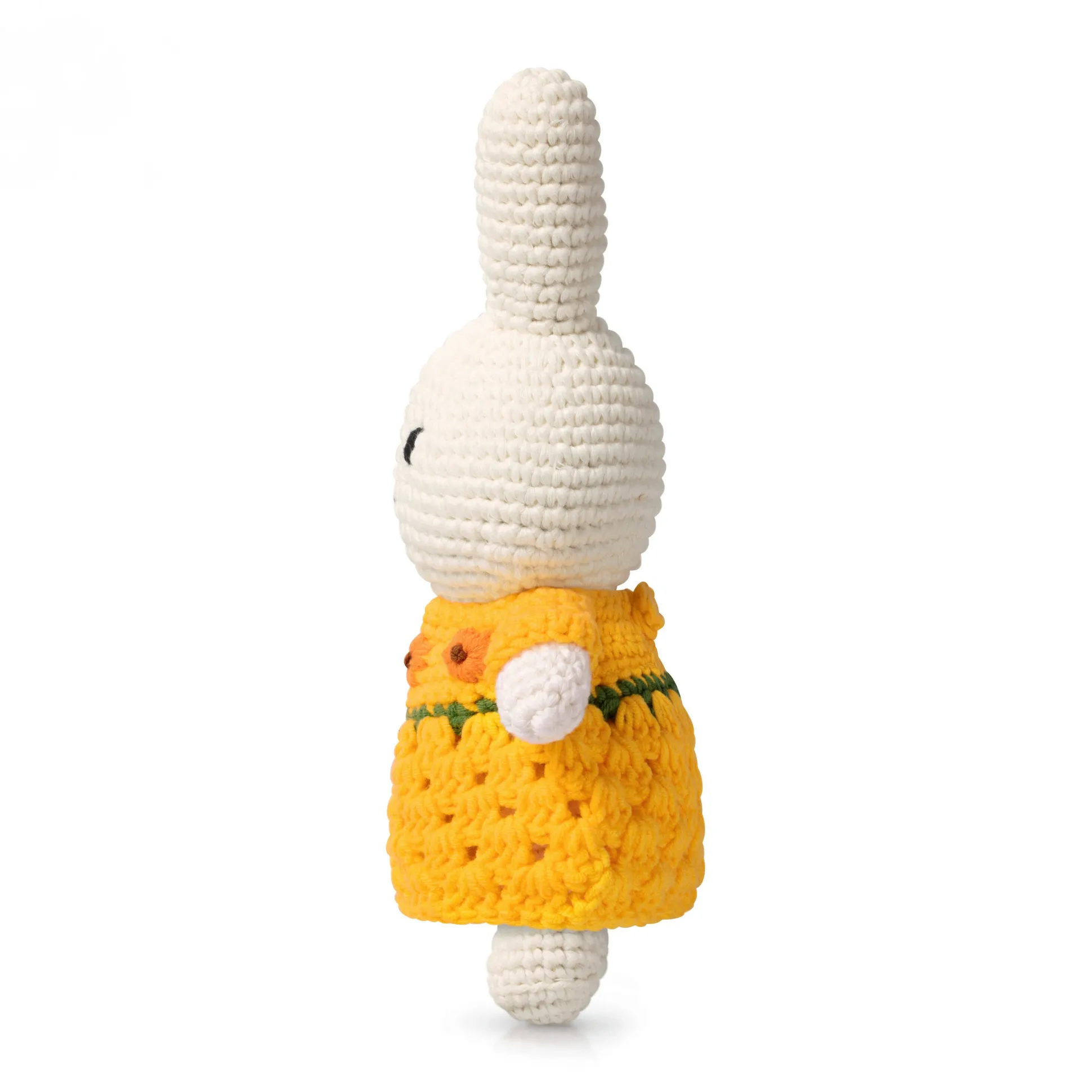 Crocheted Miffy Sunflower Plush Toy