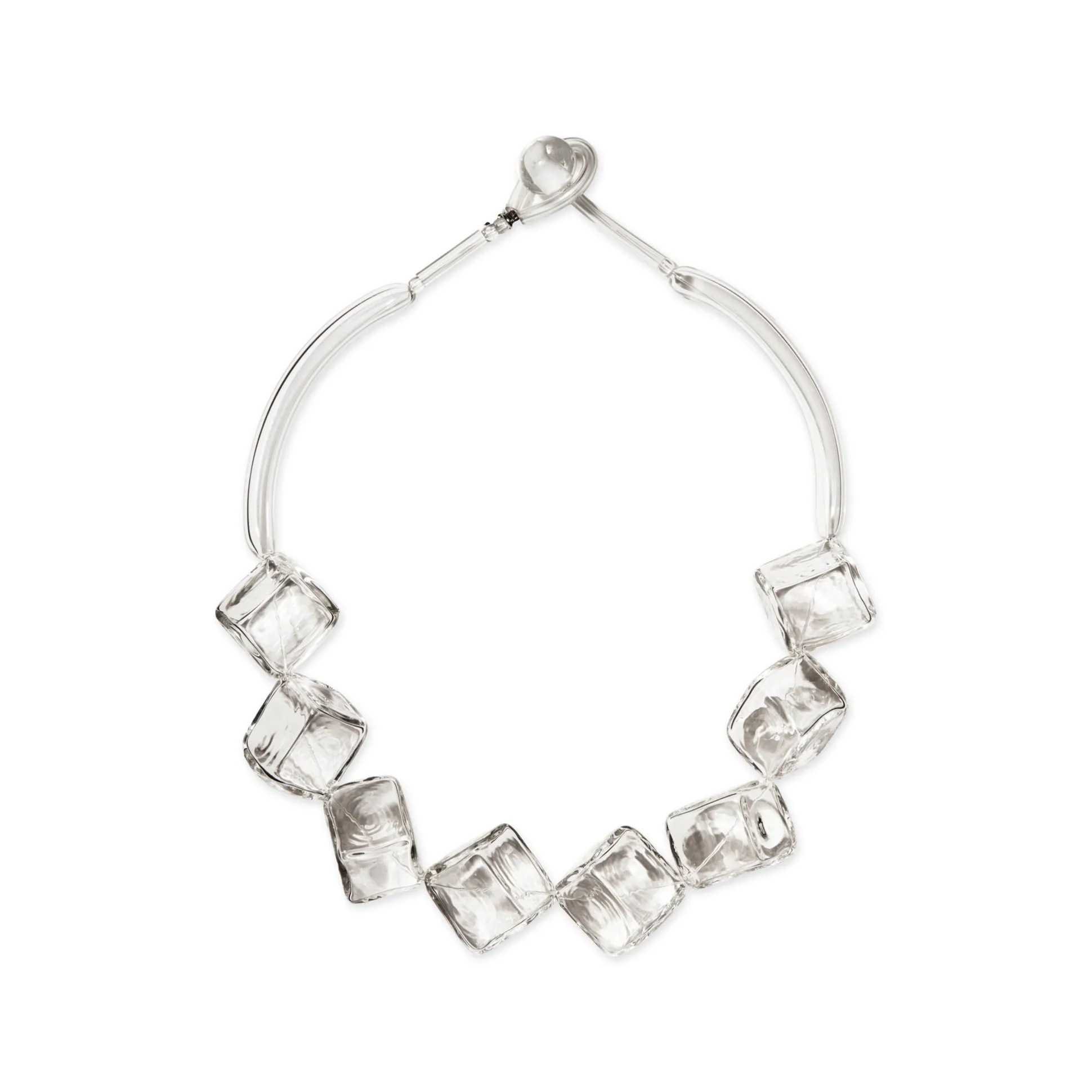 Cubo Glass Ice Cube Necklace