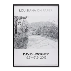 David Hockney Louisiana Museum 2015 - Woldgate Framed Poster