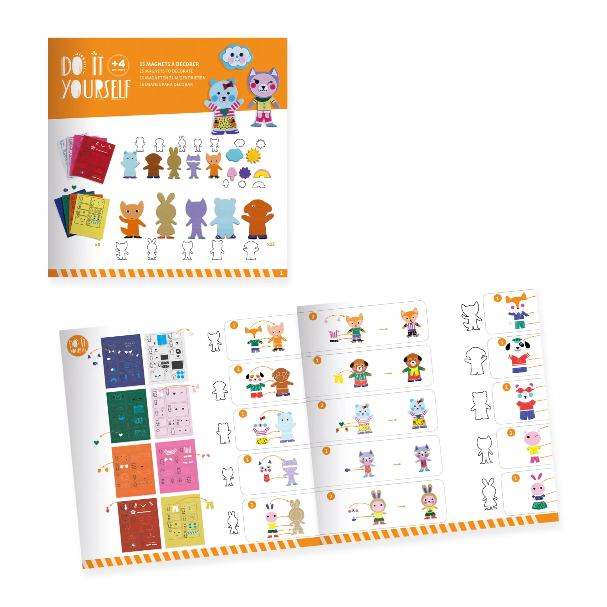 DIY Funky Family Magnets Kit