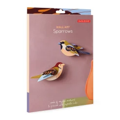 DIY Garden Bird Wall Art Kits - Sparrows