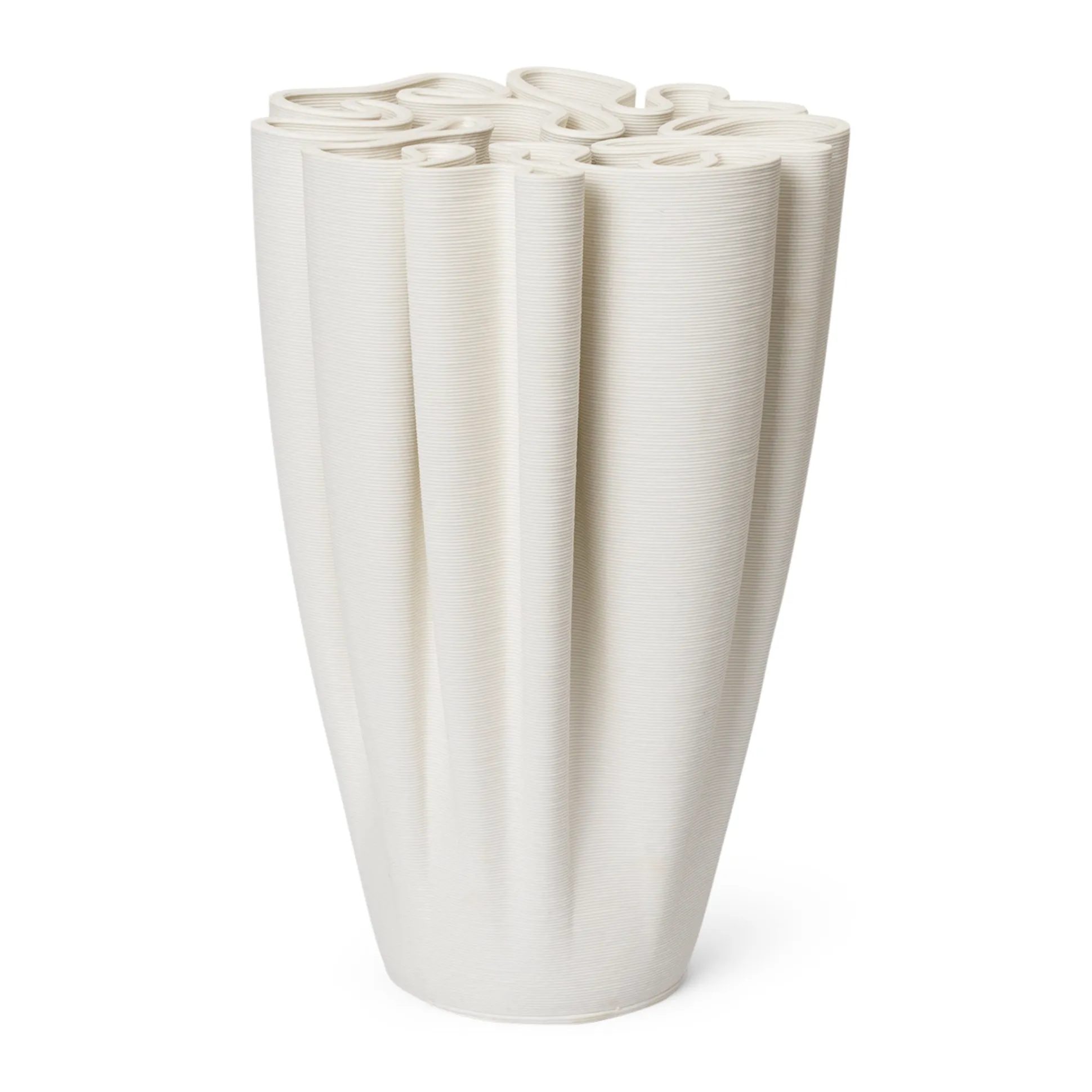 3D-Printed Ceramic Dedali Vase - Large