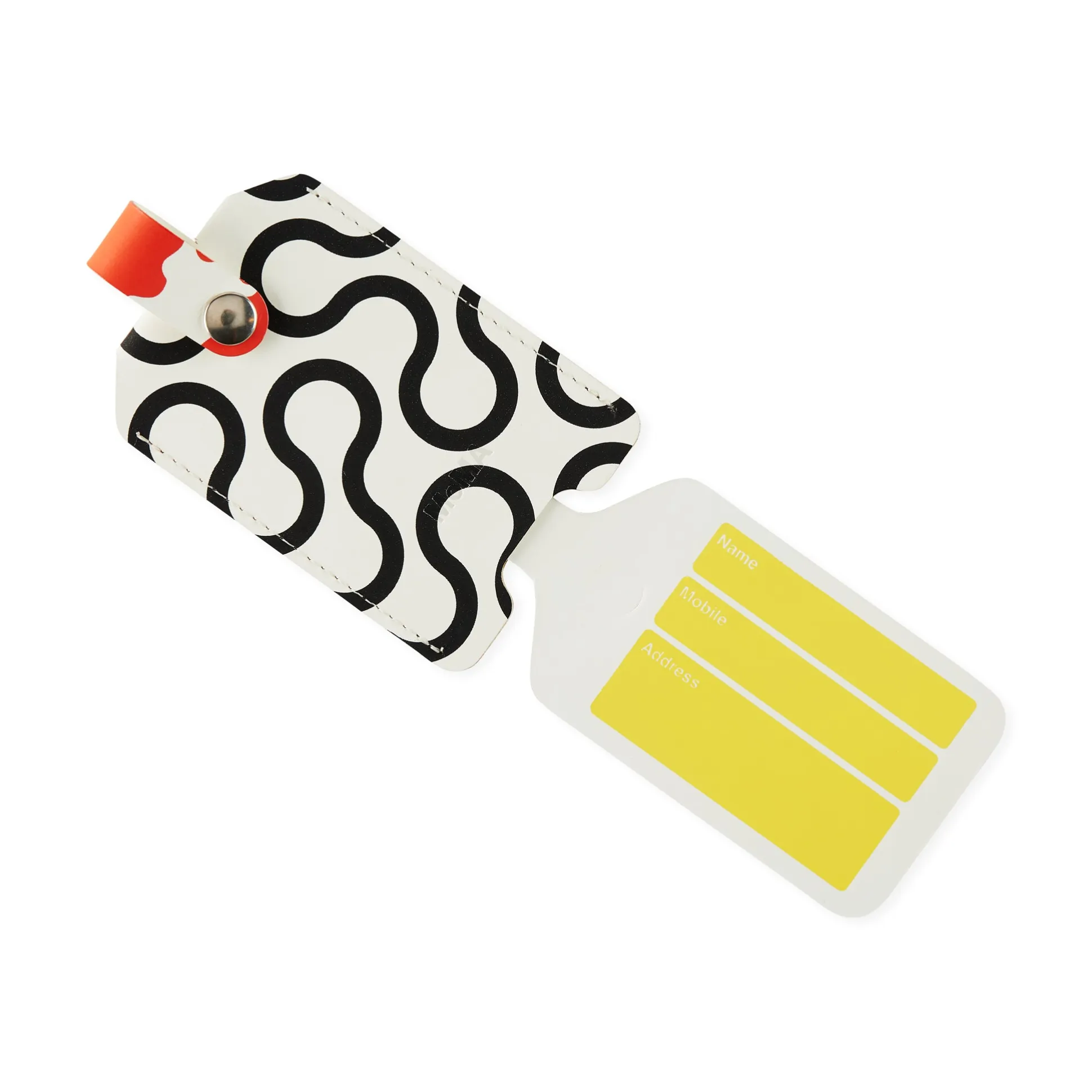 Dusen Dusen Recycled Leather Luggage Tag