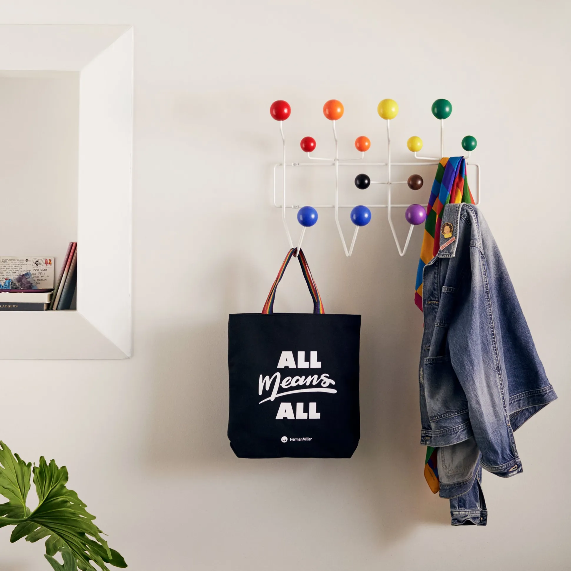 Eames® Hang-It-All Coat Rack Pride Edition from Herman Miller