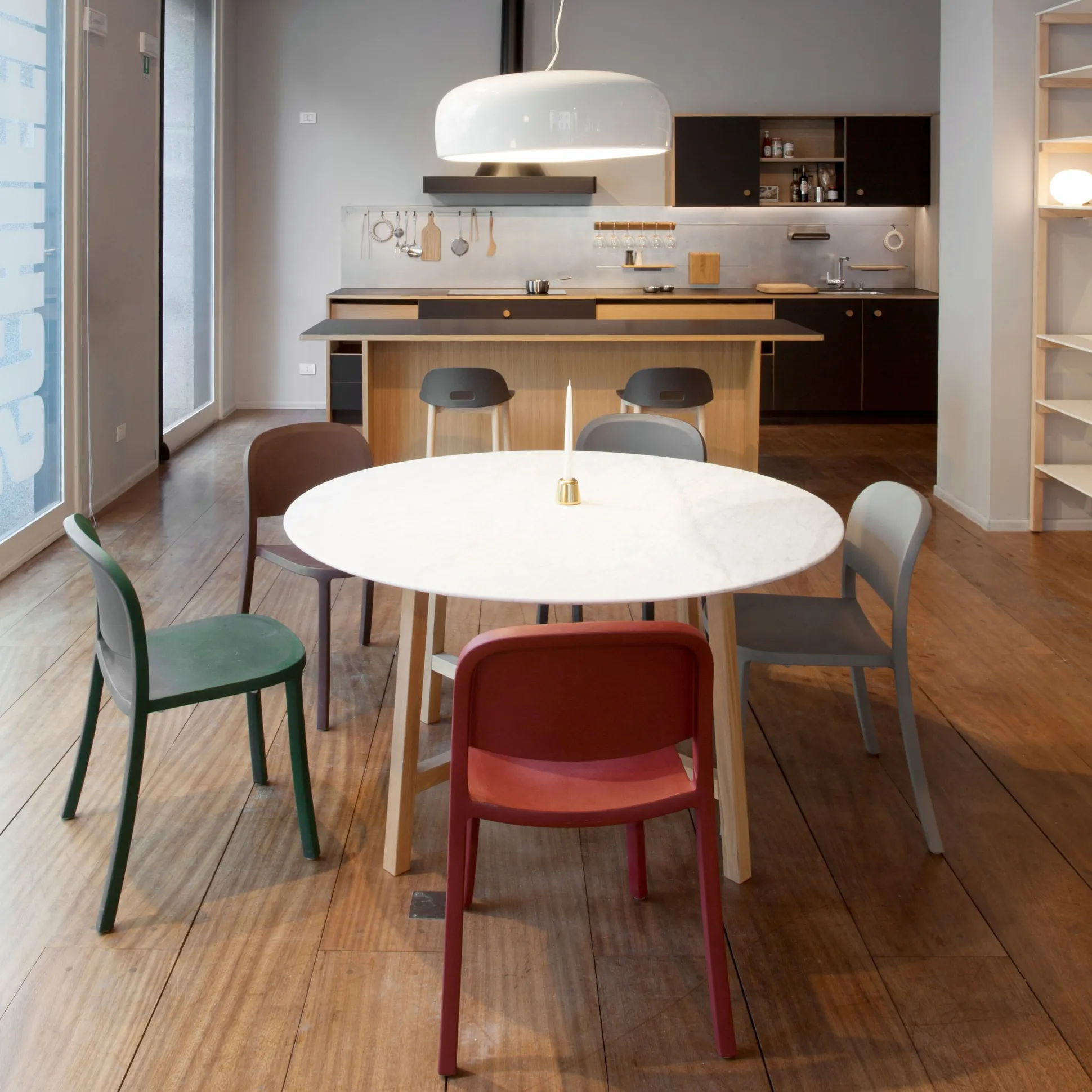 Emeco 1 Inch Reclaimed Stacking Chair