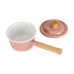 Enamel Milk Pan with Lid