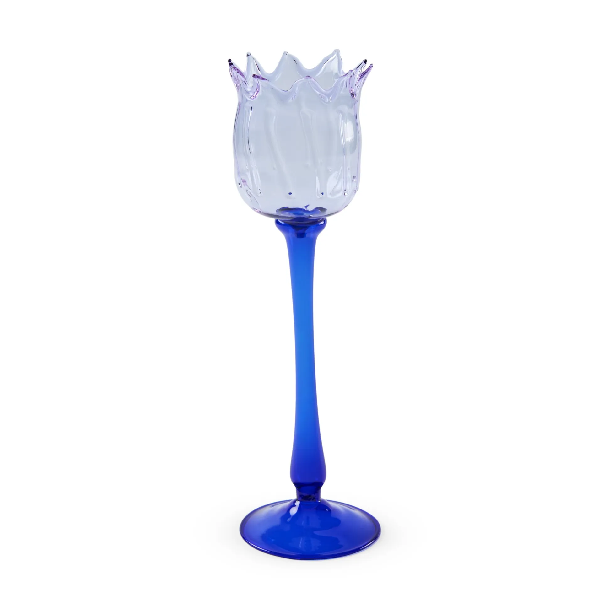 Eternal Blossom Glass Tea Light Holder