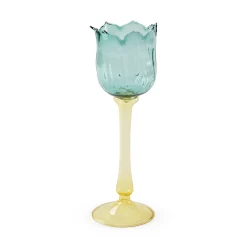Eternal Blossom Glass Tea Light Holder