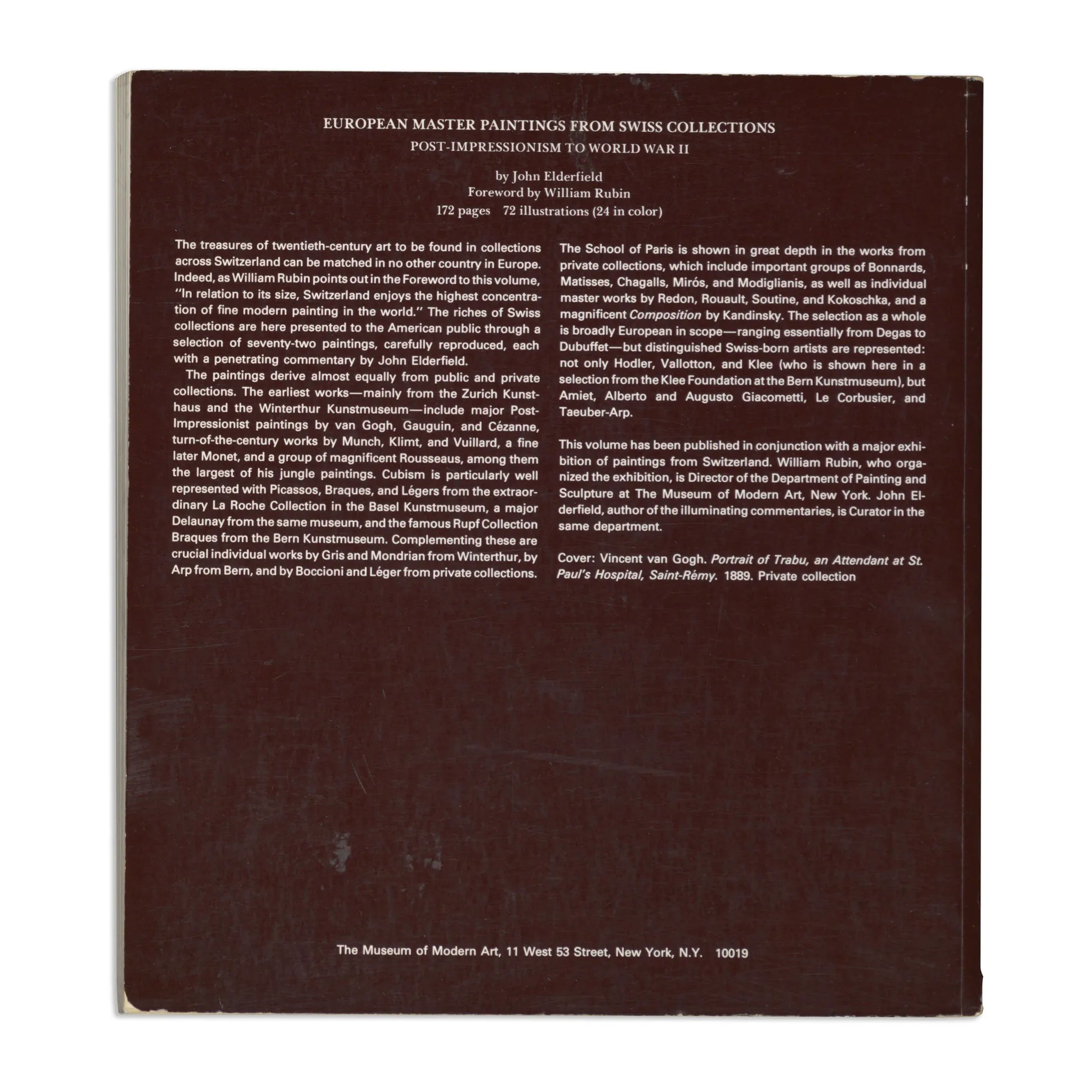 European Master Paintings from Swiss Collections: Post-Impressionism to World War II - Paperback