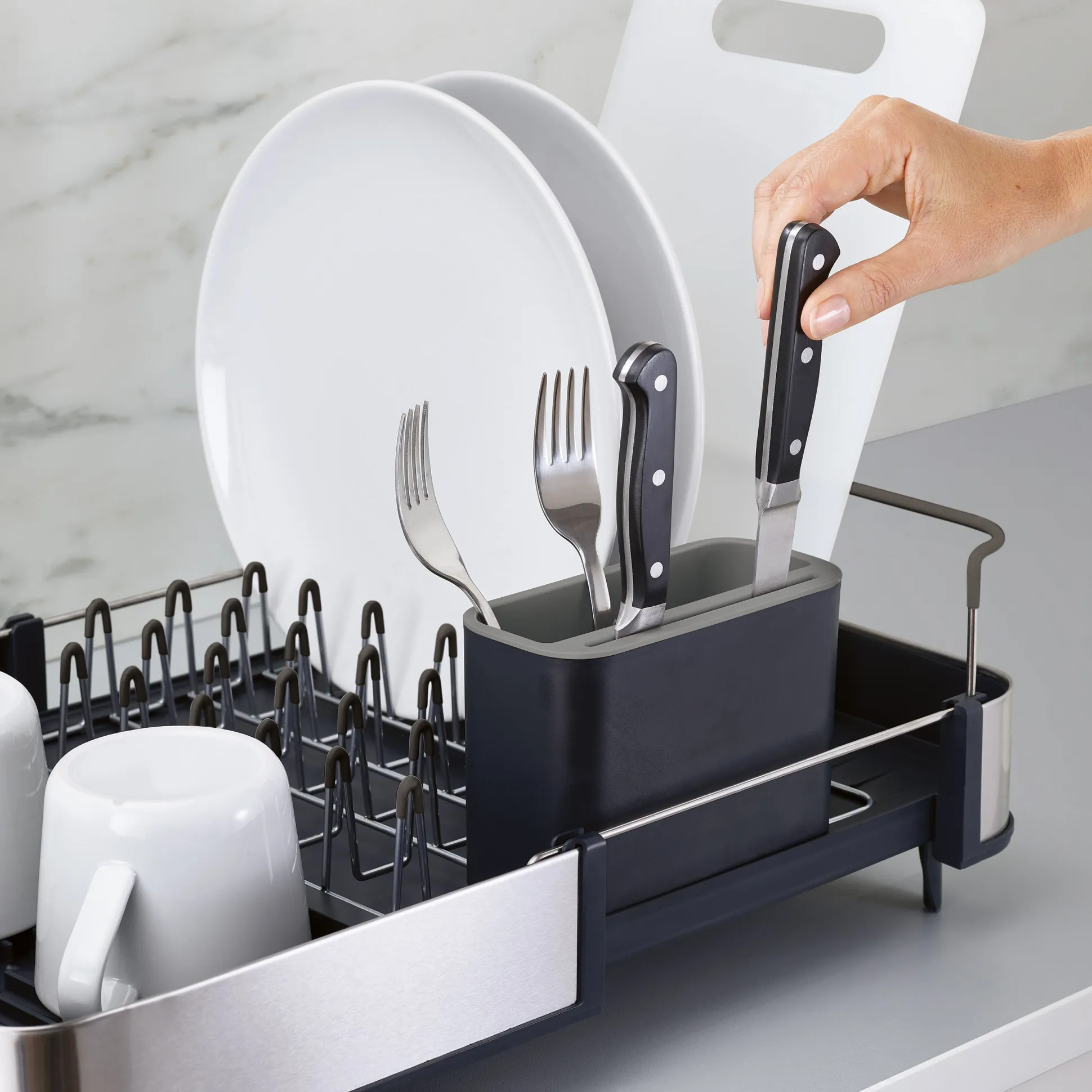 Expandable Steel Dish Rack