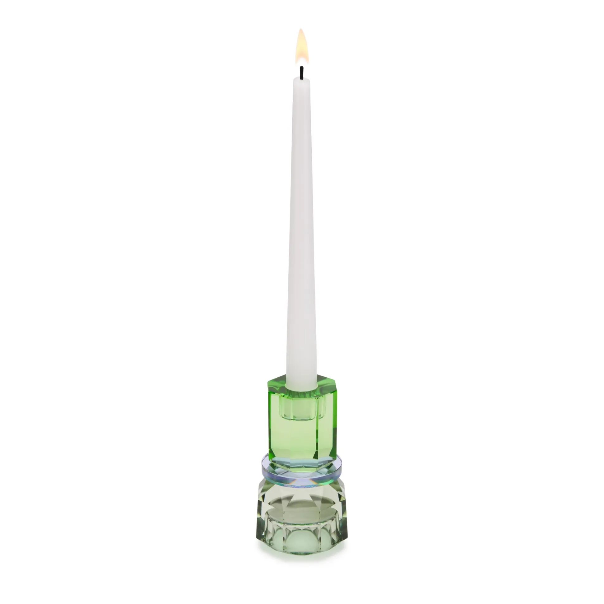 Faceted Crystal Candleholder